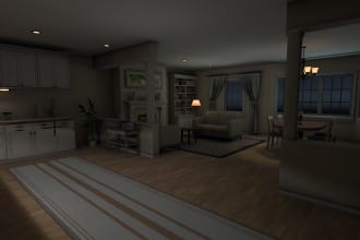 design 3d game environments, backgrounds in max, blender unity 3d