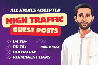 do guest post on high traffic sites contextual SEO backlinks