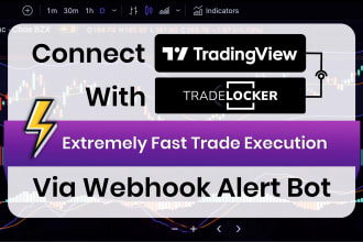 automate alerts on tradingview to tradelocker webhook and copy trading bot