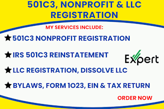 get approved 501c3, non profit registration, form 1023, 1023ez, form 990, 990n