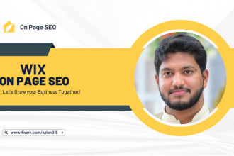do wix on page SEO for 1st page google ranking