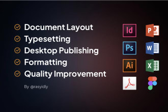 do dtp, desktop publishing and layout your multilingual document