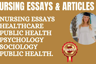 do nursing essays, healthcare, psychology, sociology and public health essays