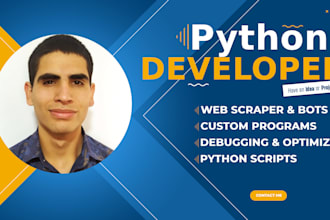 do any python programming task and design your algorithms