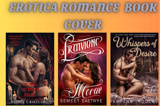 design erotic romance book cover and urban nonfiction book cover ,novel, ebook