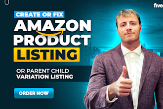 create or fix product listing or parent child variation listing