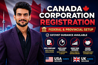 register your canada corporation and get your gst hst number for resident