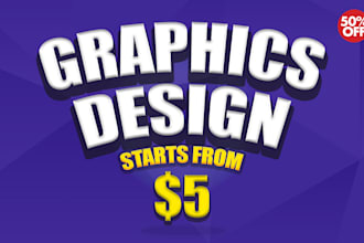 create any kind of graphic design with idea