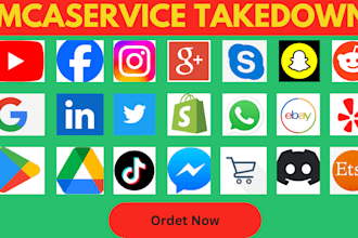 send dmca takedown notice to remove google fb reddit under