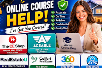 do aceable, ce shop, real estate license ,and real estate course