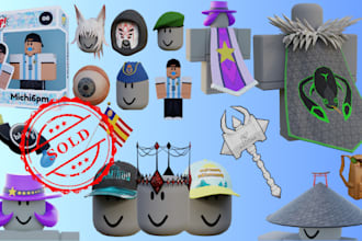 create highquality roblox ugc wearable accessories