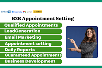 be your b2b appointment setter and b2b sales manager