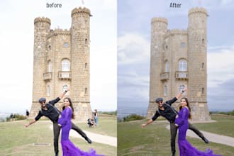 do professionally color grade and retouching services