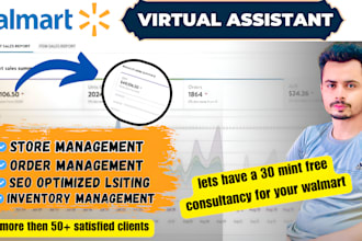 be your walmart 2 step dropshipping VA and wfs