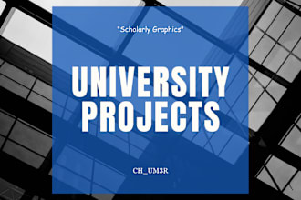 assist you in your university projects, presentations or any query