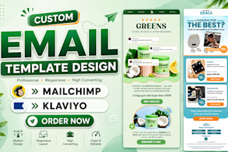 custom email templates design, mailchimp, and brevo