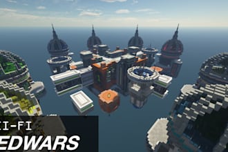 build a minecraft bedwars map for you