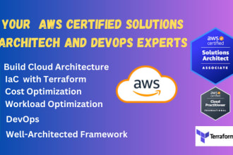 be your certified AWS solutions architect and devops expert