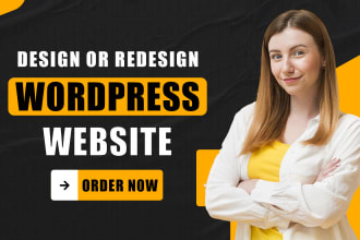 build, revamp, create wordpress website design, redesign website development