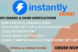 be your instantly ai cold email outreach expert warm up