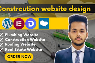 develop handyman, construction, plumbing, solar leads wordpress website