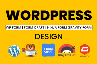 create wordpress  wp form, gravity form, ninja form and fix issues