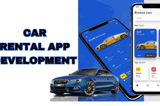 develop and design car rental app,boat rental and fleet management app like turo