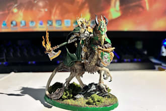 paint and base 40k, aos and dnd miniatures