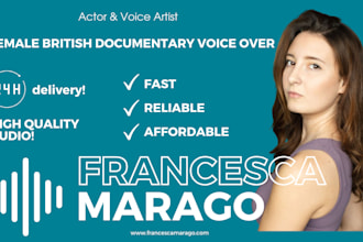 be your female british documentary voice
