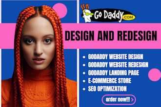 design godaddy website, godaddy website design, godaddy website redesign