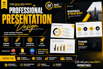 professionally design or redesign powerpoint presentations