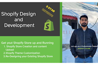 design ecommerce shopify drop shipping store, website