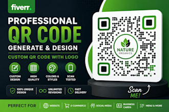 create professional qr code generator with logo