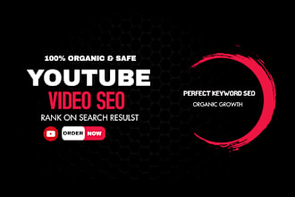 do youtube video SEO for channel growth and ranking