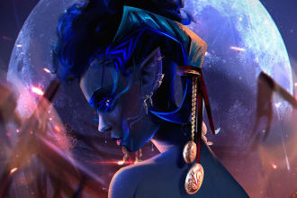 do an illustration for any subject character or game