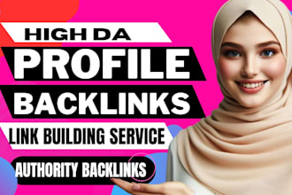 do high da profile backlinks, link building service to increase DR