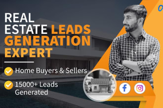 generate real estate home buyers and sellers leads using facebook ads campaign