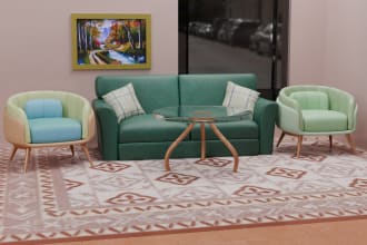create stunning 3d furniture models, design and render them with high precision