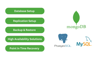 provide support in mongodb, postgresql, mysql