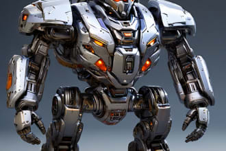 make high quality robot, mechs concepts