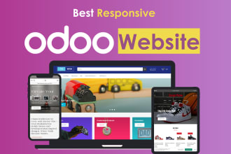 design responsive odoo business, ecommerce website