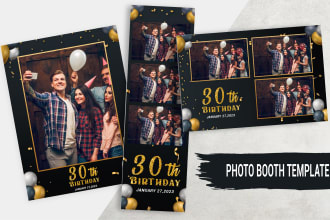 create photo booth templates for your any events