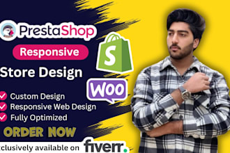 design a professional prestashop responsive store