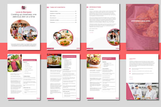 design ebook, pdf, workbook and lead magnet
