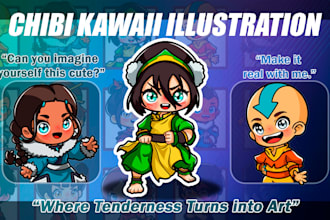 draw an adorable chibi kawaii character for you