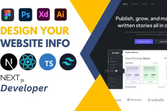 convert figma designs into react, next js with tailwind css bootstrap