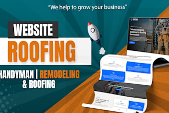 create roofing, contractor, construction, hvac, remodeling, plumbing website