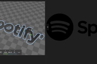 convert 2d logo to 3d stl file for 3d printer