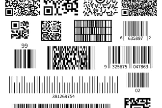 make barcode qr code price tag  etc
