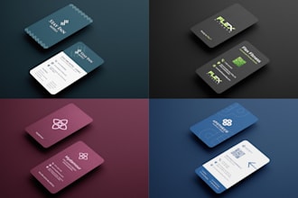 design a professional vertical business card with premium quality